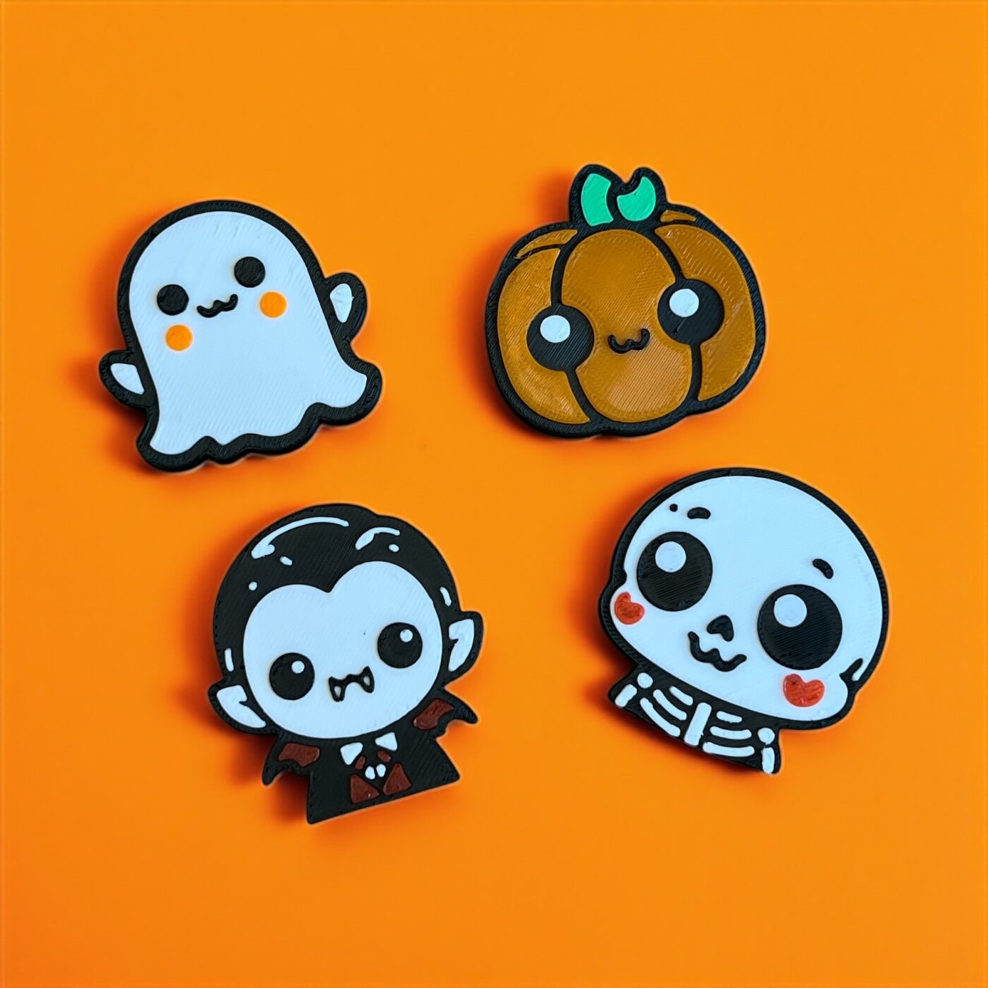 Halloween zestaw magnesów 4szt