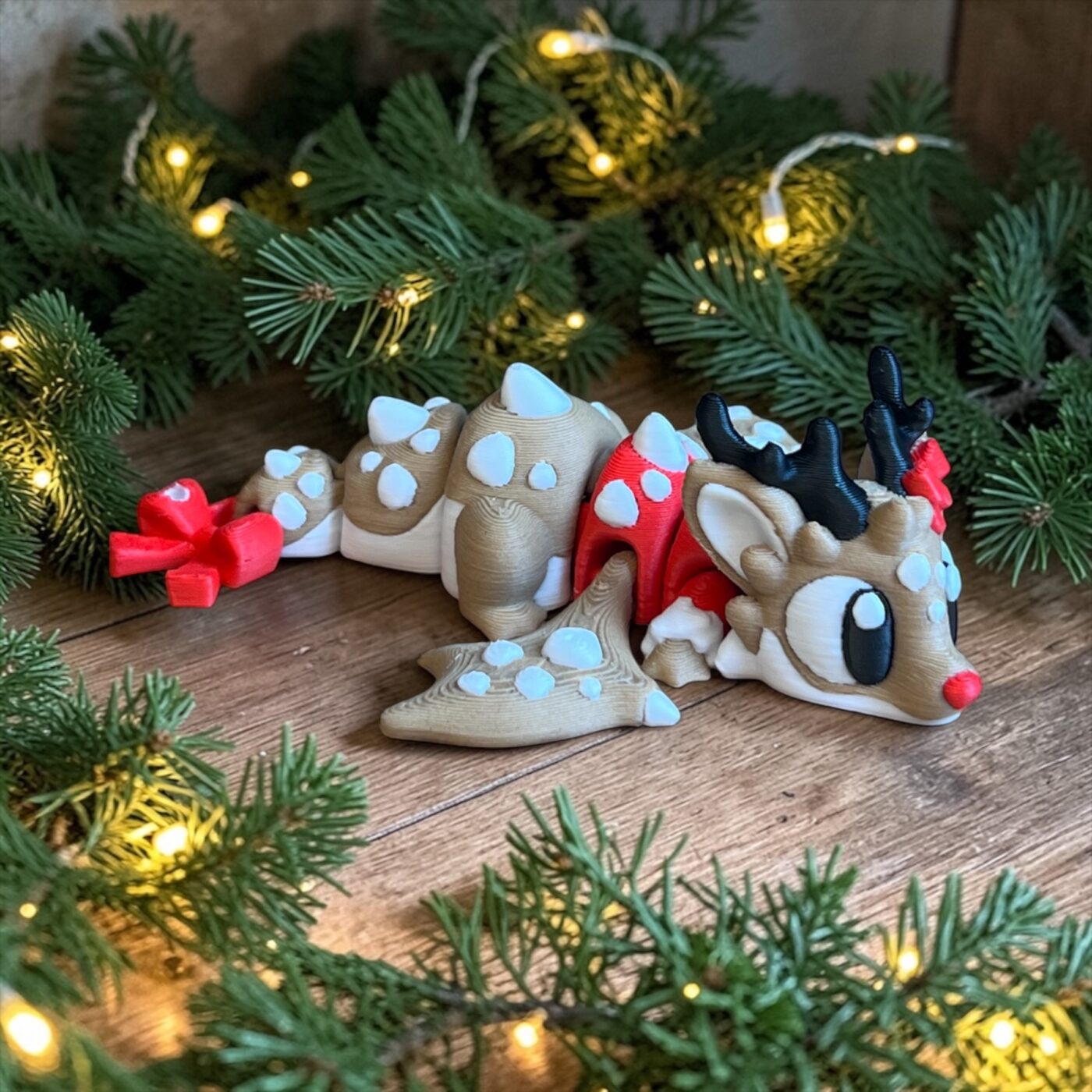 Smok świąteczny Reniferek